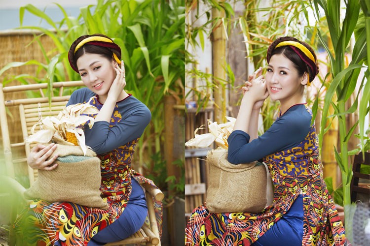 A hau Duong Tu Anh dep nen na voi ao dai-Hinh-8